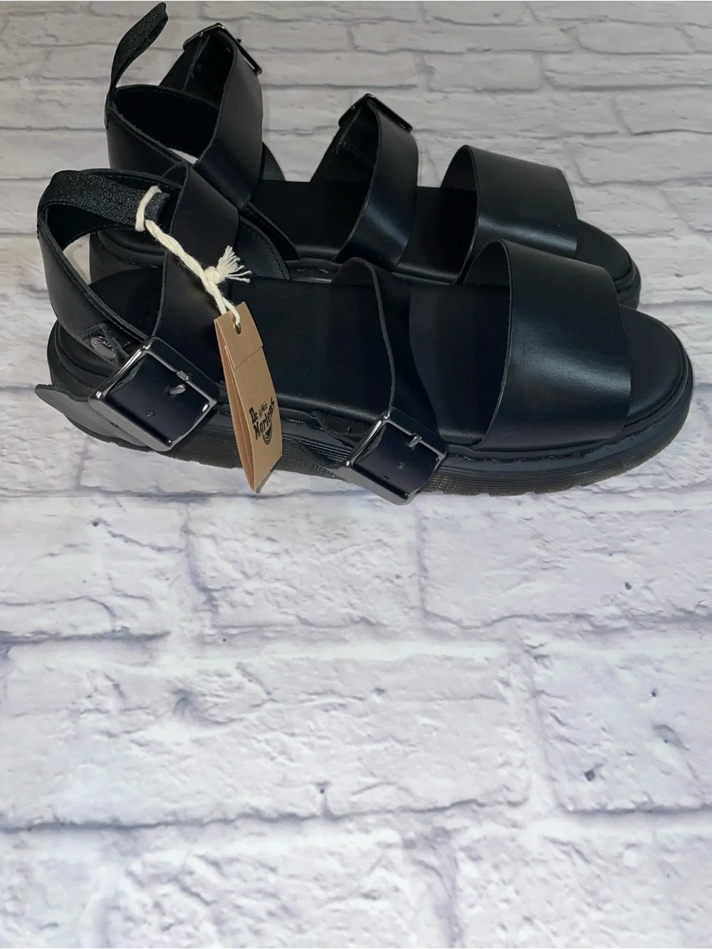 Dr. Martens Gryphon Brando Leather Gladiator Sandals. Size 12